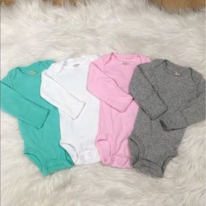 Carters newborn long sleeve onesie bundle